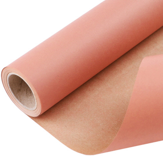 彩色牛皮紙捲包裝紙 53cm x 15yd, 栗色, 1個