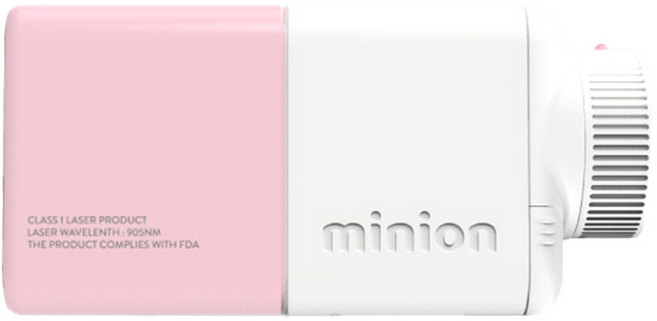 캐디톡 미니온 거리측정기, 화이트핑크, 1개