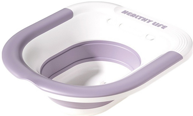 로이홈 프리미엄 가정용 온욕 접이식 폴딩 좌욕기 일반형, 1개, 드림퍼플