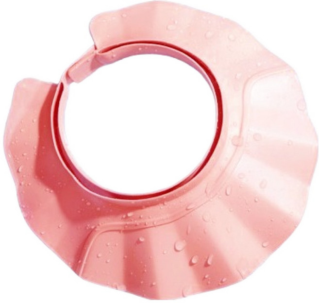 블럭마트 성인용 샴푸캡 이중물막음 헤어캡, 1개, 핑크