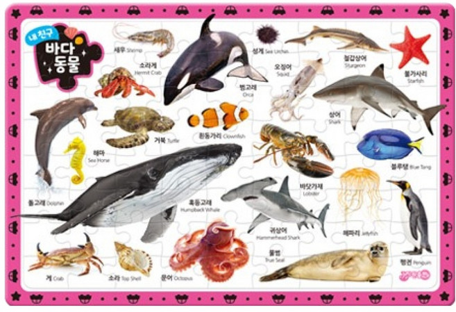 소퍼즐 내친구 바다동물(72조각), 지원, 도서