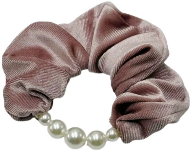 비투윈 패션 진주 곱창 머리끈