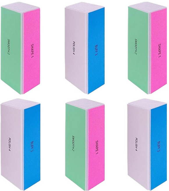 OON 4면 샌딩 블록 6p 세트, 1세트