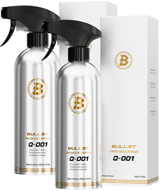 Bullet Q001 Strada 快速護理劑 水蠟, 2個, 500ml