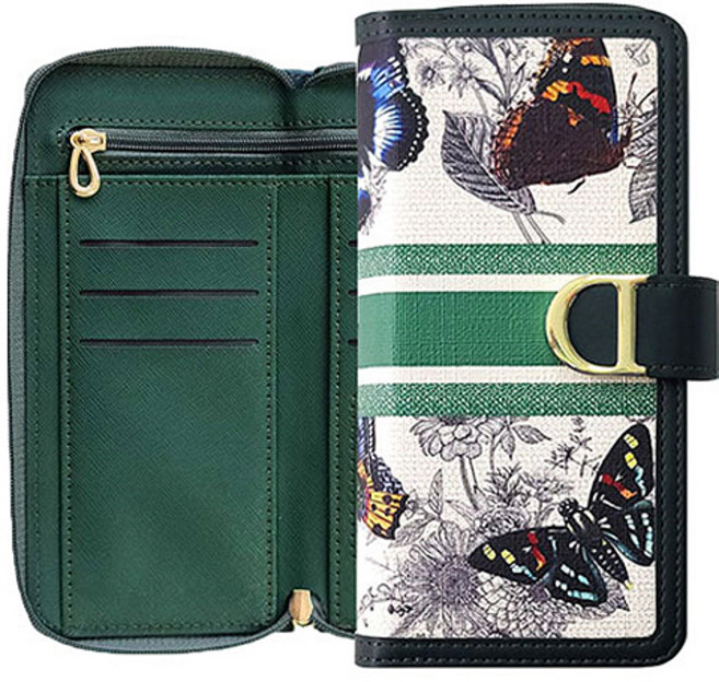 SMC 兔子錢包拉鍊日誌型錢包手機殼