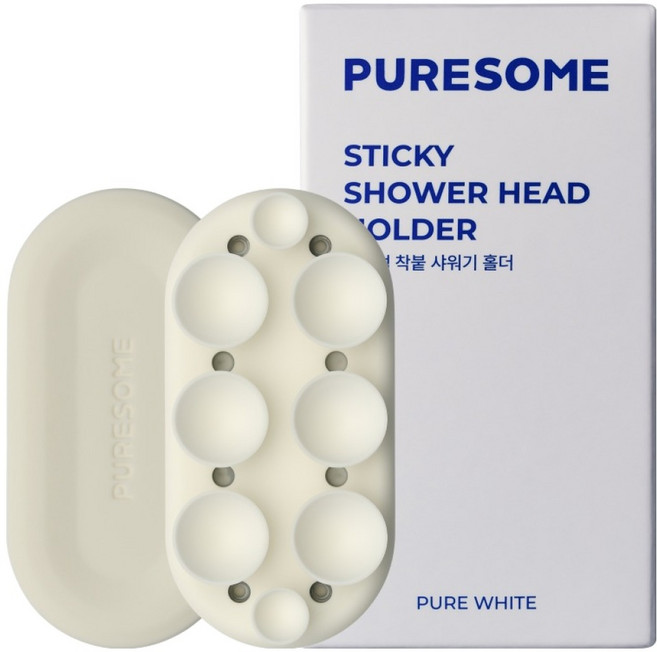 퓨어썸 착붙 샤워기 홀더, 퓨어화이트