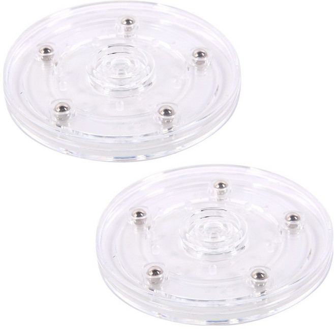 니뜨 아크릴 얀홀더 회전판, 혼합색상, 2개