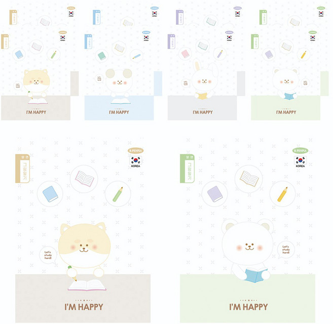 펜피아 1000 초등 제본 양면 그림 일기장, 랜덤발송, 10개