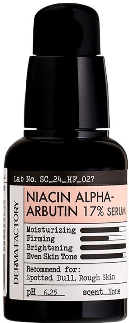 더마팩토리 나이아신 알파알부틴 17% 세럼, 30ml, 1개