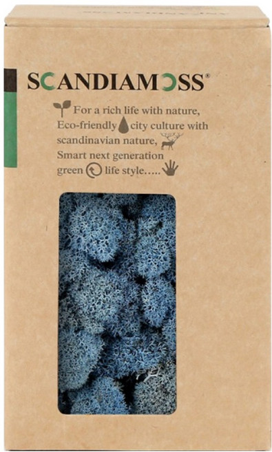 SCANDIAMOSS 空氣淨化植物苔蘚 薰衣草藍色 150g, 1個