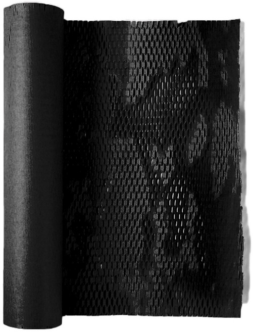 길그리 크라프트 완충재 종이뽁뽁이 10m, 02 블랙, 1개