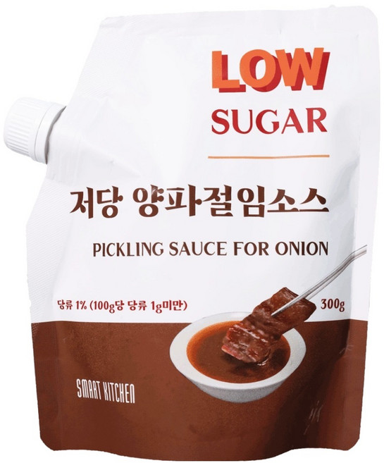 스마트키친 저당 양파절임소스, 1개, 300g
