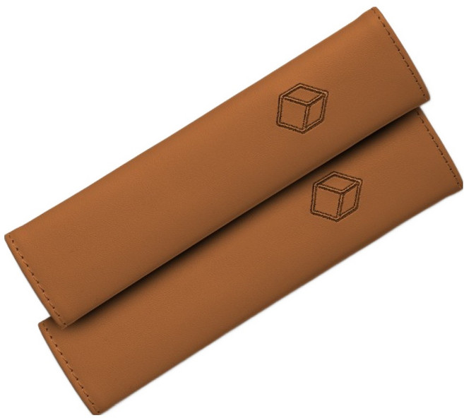 벤딕트 자동차 안전벨트 커버 클립, 하바나브라운, 2개