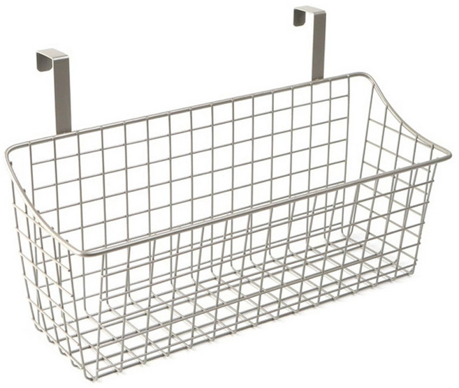 제이라이프 치코 와이어 깊은 걸이 바구니, 그레이, 1개