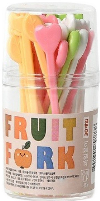 과일꽂이 랜덤발송 30p + 케이스 세트, 30개입, 1세트