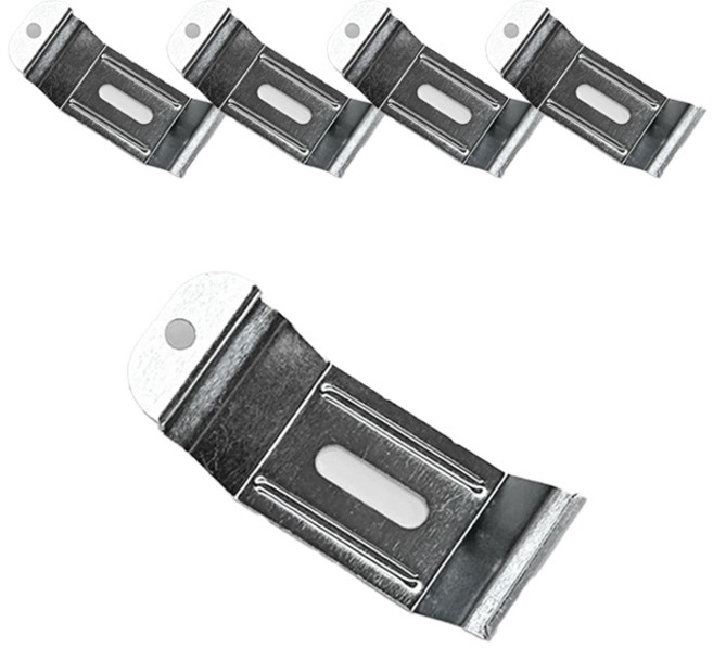 더원홈데코 우드블라인드 브라켓 6.3 x 2.5 cm, 메탈, 5개