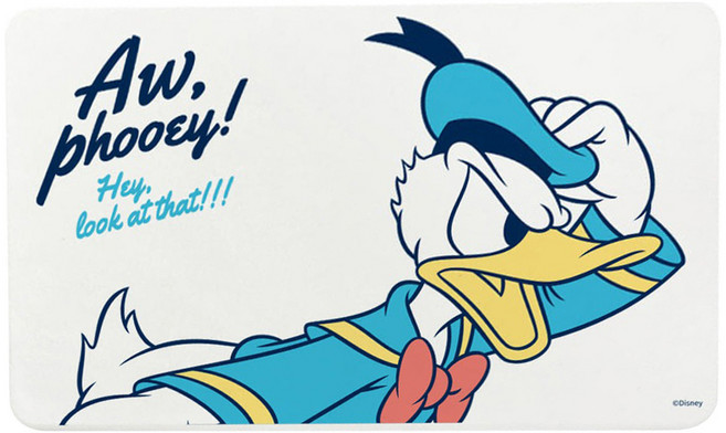 Disney 迪士尼 珪藻土洗漱墊 橫 24 x 8cm, 生氣唐老鴨, 1個