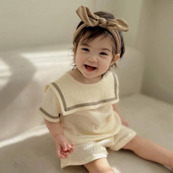 BEBENINE 兒童方領水手服套裝