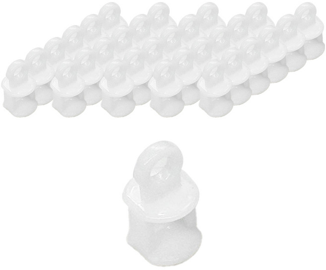 더원홈데코 커튼레일 룰러 1.2 x 2.3 cm, 화이트, 50개