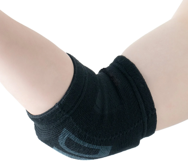 디앤엠 댄스용 8mm 패드 팔꿈치 보호대 SUP-767, 블랙, 1개