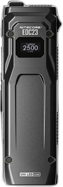 NITECORE 奈特科爾 超薄口袋戰術EDC手電筒 2500流明 280m, 黑色, 1個
