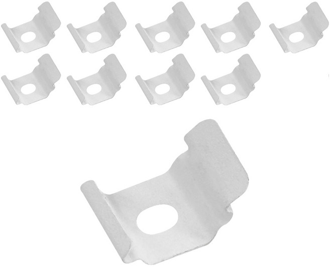 더원홈데코 커튼레일 조절 브라켓 대, 화이트, 10개