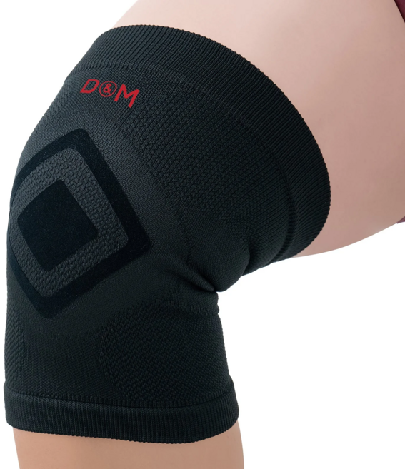 디앤엠 댄스용 마찰 방지 무릎 슬리브 SUP-83D, 1개, 블랙