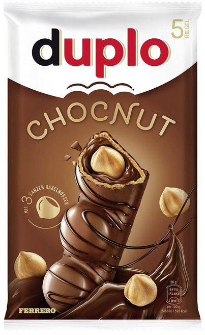 duplo 페레로 초코넛 밀크 초코바 5p, 130g, 1개
