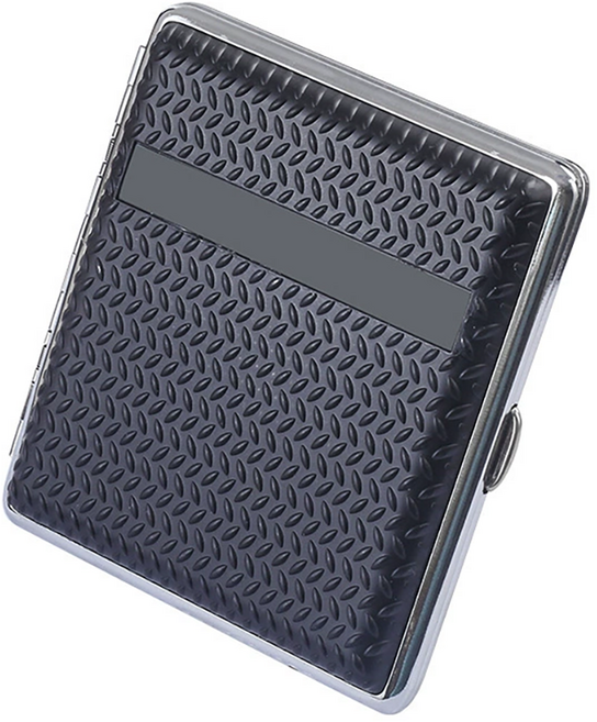 고급 담배 원터치 케이스, 블랙, 1개