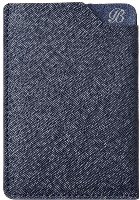 BLANC FLEUR 牛皮Logo迷你纖薄卡夾