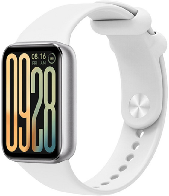 스페이스쉴드 샤오미 버튼형 베이직 실리콘 스트랩, 화이트, 1개