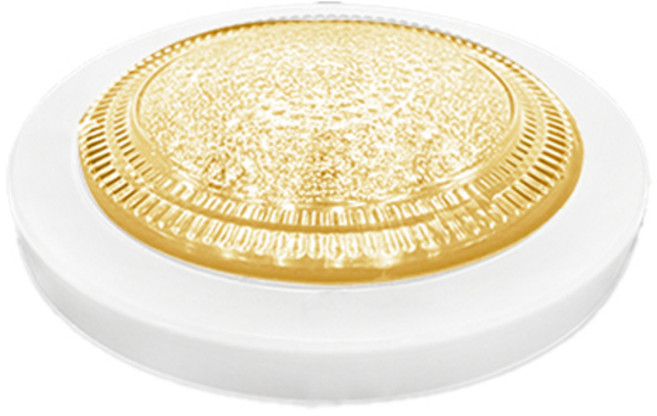 LED 원형 직부등 15W, 화이트 + 전구색, 1개