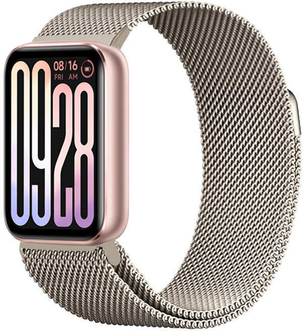 스페이스쉴드 샤오미 호환 메탈 스트랩, 스타라이트, 1개