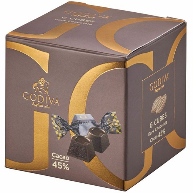 고디바 지큐브 다크 초콜릿 7p, 56g, 1개