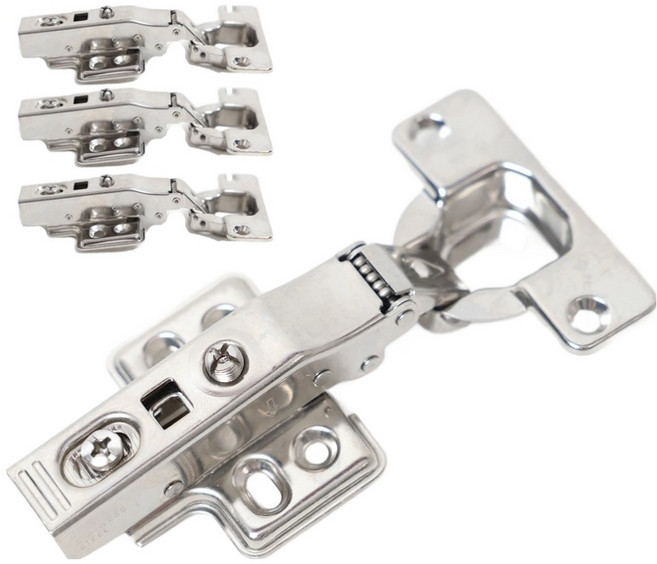 문주하드웨어 싱크대 저압 스텐 경첩, 4개