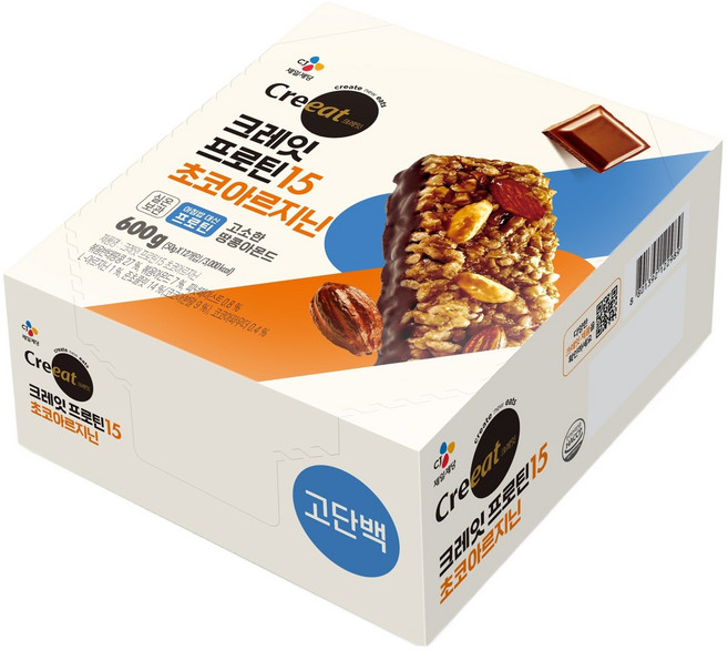 creeat 蛋白質15 巧克力精胺酸 12入, 600g, 1個