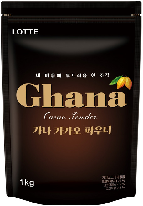 가나 카카오 파우더, 1개, 1개입, 1kg