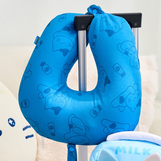 버터 모던하우스 밀크캣 3단 변형 비즈 목베개