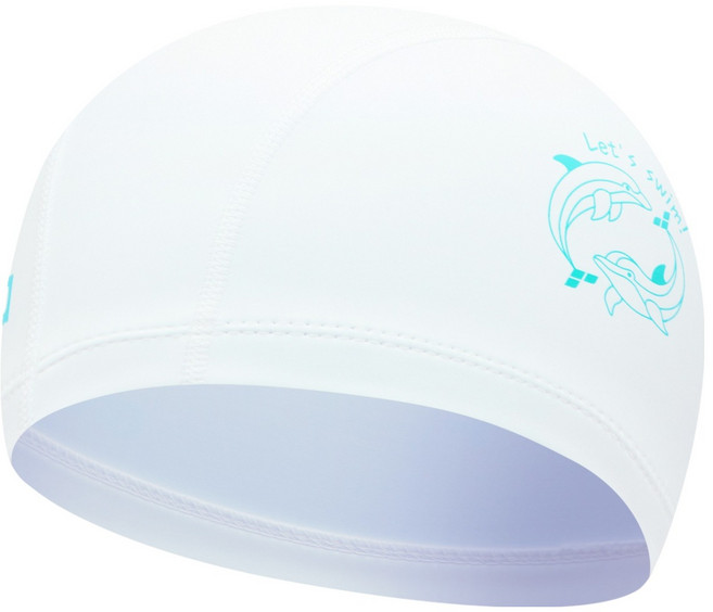 아레나 돌핀 실리코팅 수모 A5AC1AL06, WHITE, 1개