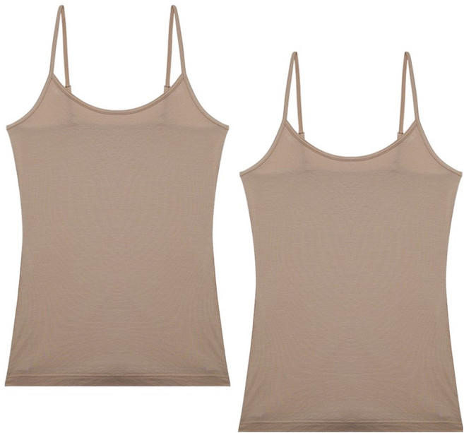 보디가드 여성 모달스판 끈런닝 2p