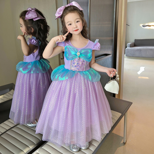 Misopapa 女童愛麗兒公主紗裙洋裝