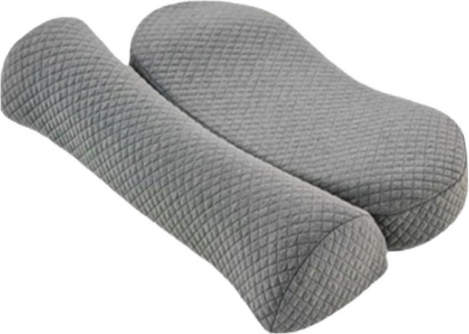 팔팔바디 목과 머리가 편한 메모리폼 경추 베개, 그레이, 1개