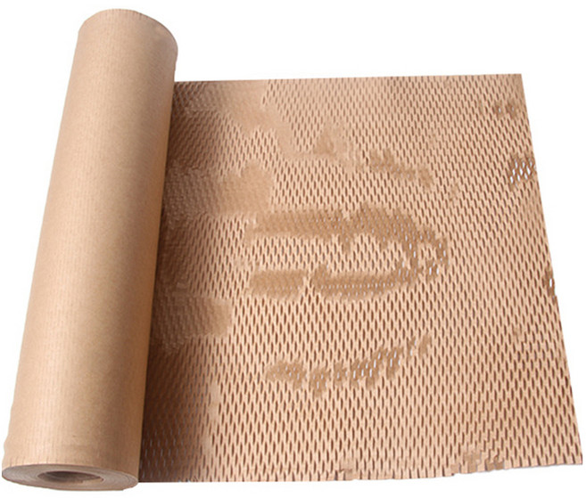 Sevenzip 牛皮蜂巢型紙質緩衝材 30cm x 50m, 1個, 棕色