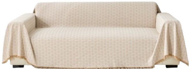 테이아 북유럽풍 소파커버, 브라운, 1개