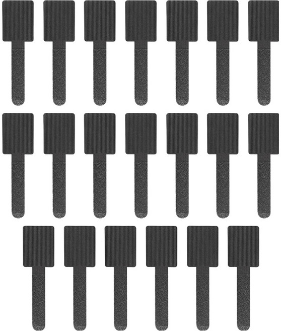 제이라이프 레디 벨크로 선정리 스트랩 일반형 블랙 3 x 9 cm, 레디-블랙 20개 일반형, 20개