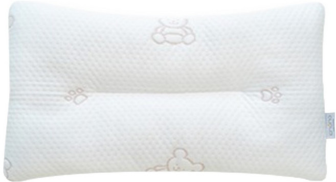 이몽 유아용 듀라론 냉감 순면 양면 베개, 곰