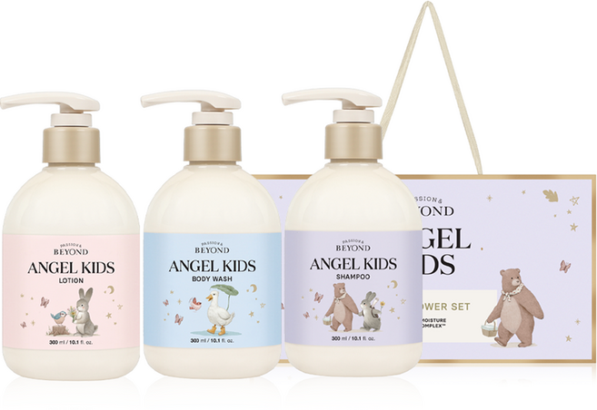 비욘드 엔젤 키즈 샤워 3종 세트, 1세트