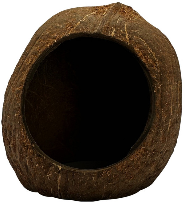 펫츠핸들러 실론 코코넛 쉘 원형입구 은신처 하우스, 1개