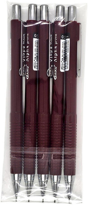 빅드림 바쿠 알파 프라임 제도샤프 브라운, 5개, 0.5mm