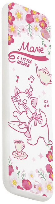 Disney 迪士尼 櫻花系列珪藻土洗漱墊 直 24 x 8 x 0.9cm, 掃除瑪麗貓 白色, 1個